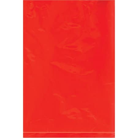 Officespace 6 x 9 in. 2 Mil Red Flat Poly Bags, 1000PK OF2537034